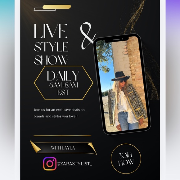 LAYLA IS LIVE🤩 SHOW NOTIFICATION LISTING @ANTHRO_JCREW - Picture 6 of 6